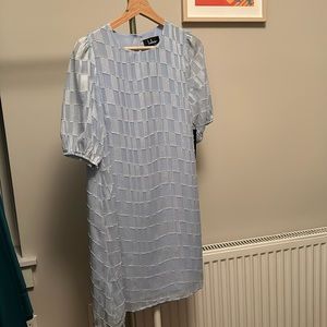 Blue and Gold Lulu’s Shift Dress